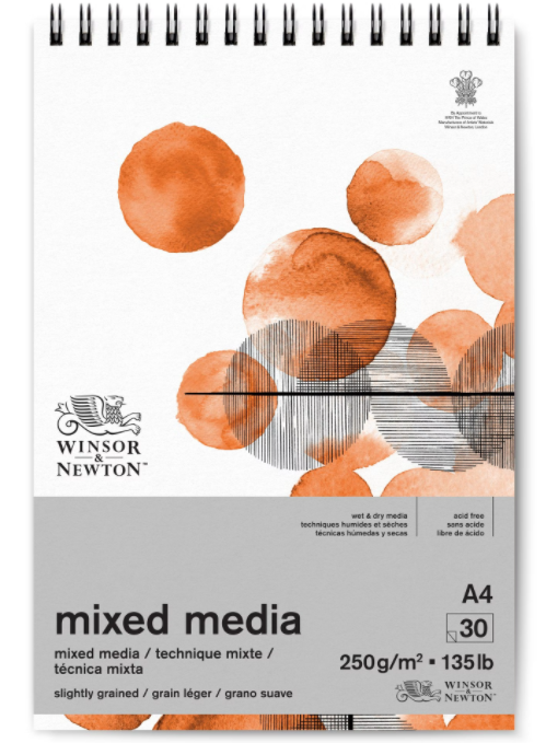 W&N mixed media pad A4