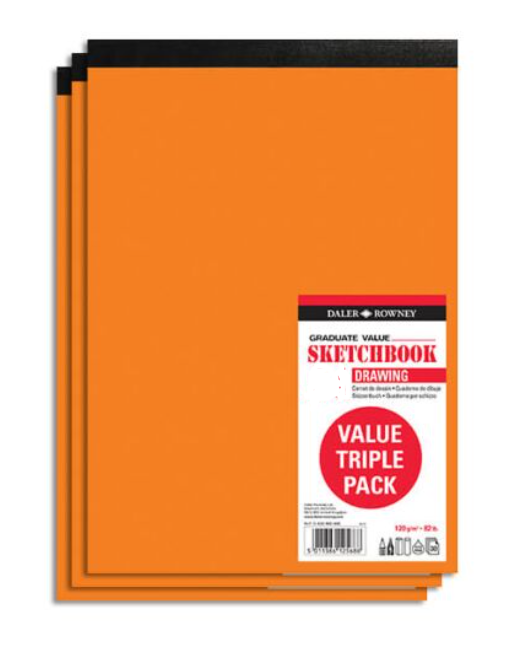 Value Triple Pack A3 Sketchbook