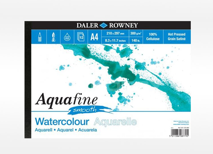 Daler Rowney A4 Aquafine Watercolour Pad
