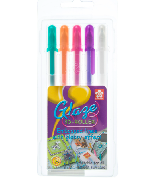 Glaze 3D Roller Pens