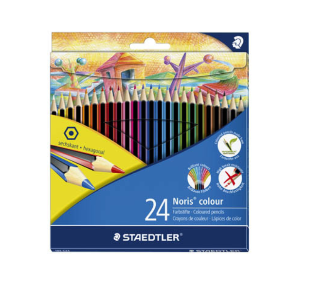 Staedtler Noris Colour 24 Coloured Pencils ARTSCAPE