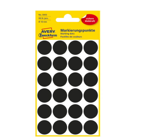 Black dot stickers ARTSCAPE