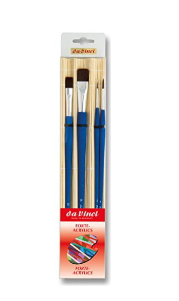 Da Vinci Forte - 4 Oil and Acrylic Brushes