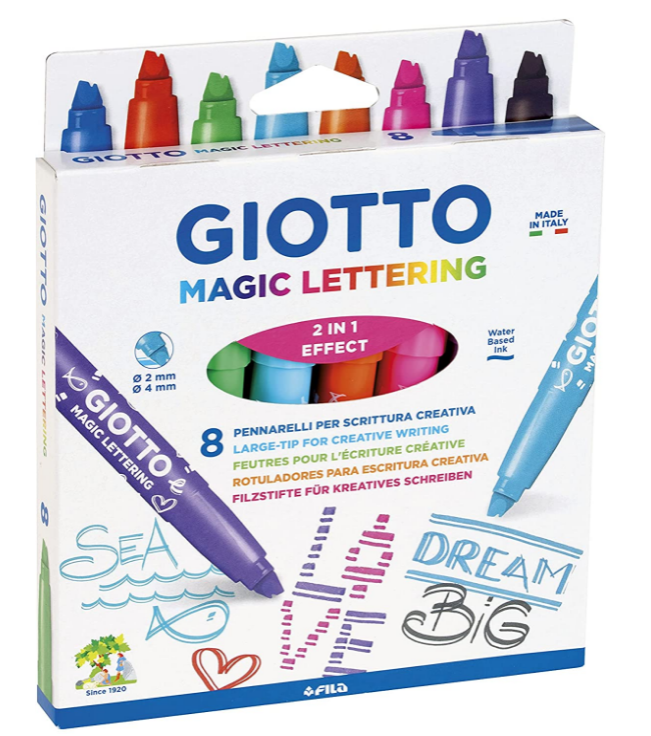 Giotto Magic Lettering 8 Pen Set