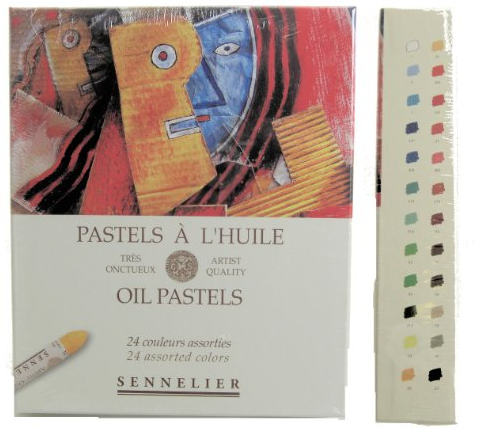 Oil pastels 24 assorted colors