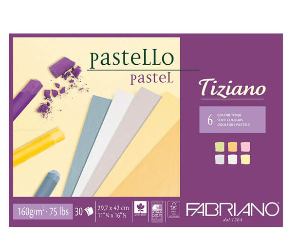Fabriano Tiziano 30 Sheet Pastel Paper Pad A3 160gsm/75lb
