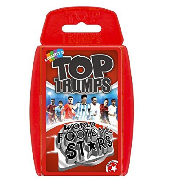 Top Trumps Match Football Stars – Gioco Da Tavolo Di Calcio Per Famiglie, Blu