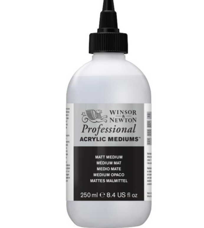 Artists Acrylic Matt Medium 250ml