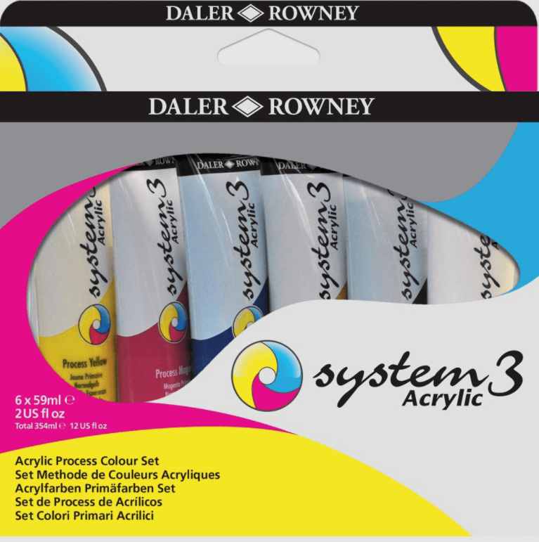 System 3 Acrylic Paint 6pk x 59ml