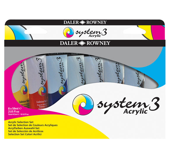 System 3 acrylic set 8x59ml