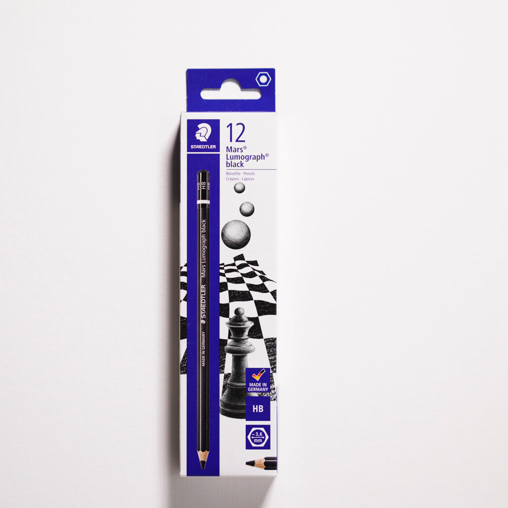 12 mars lumograph pencils