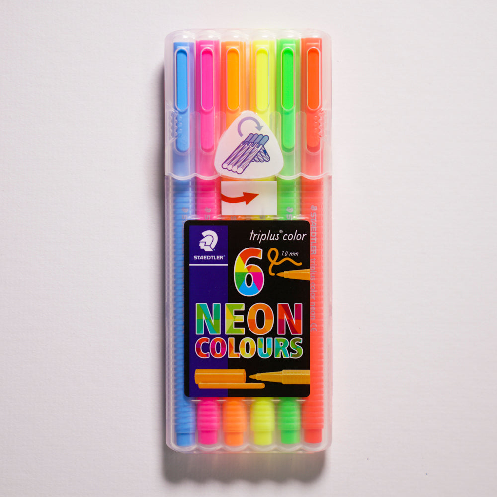 Staedtler Neon Triplus Colours 6 Pack