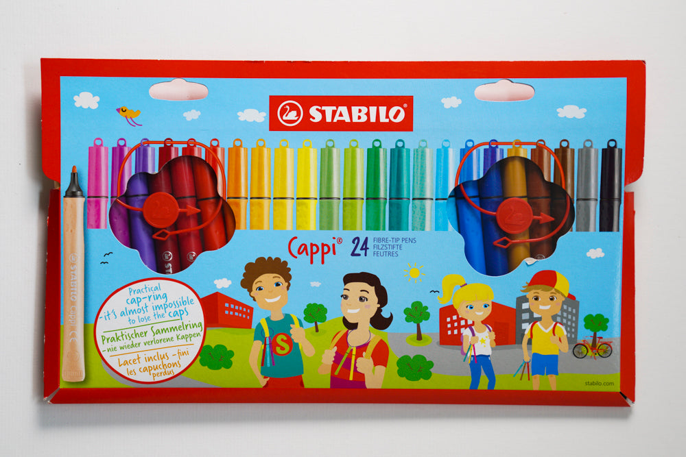 Stabilo Cappi 24 Fibre Tip Pens