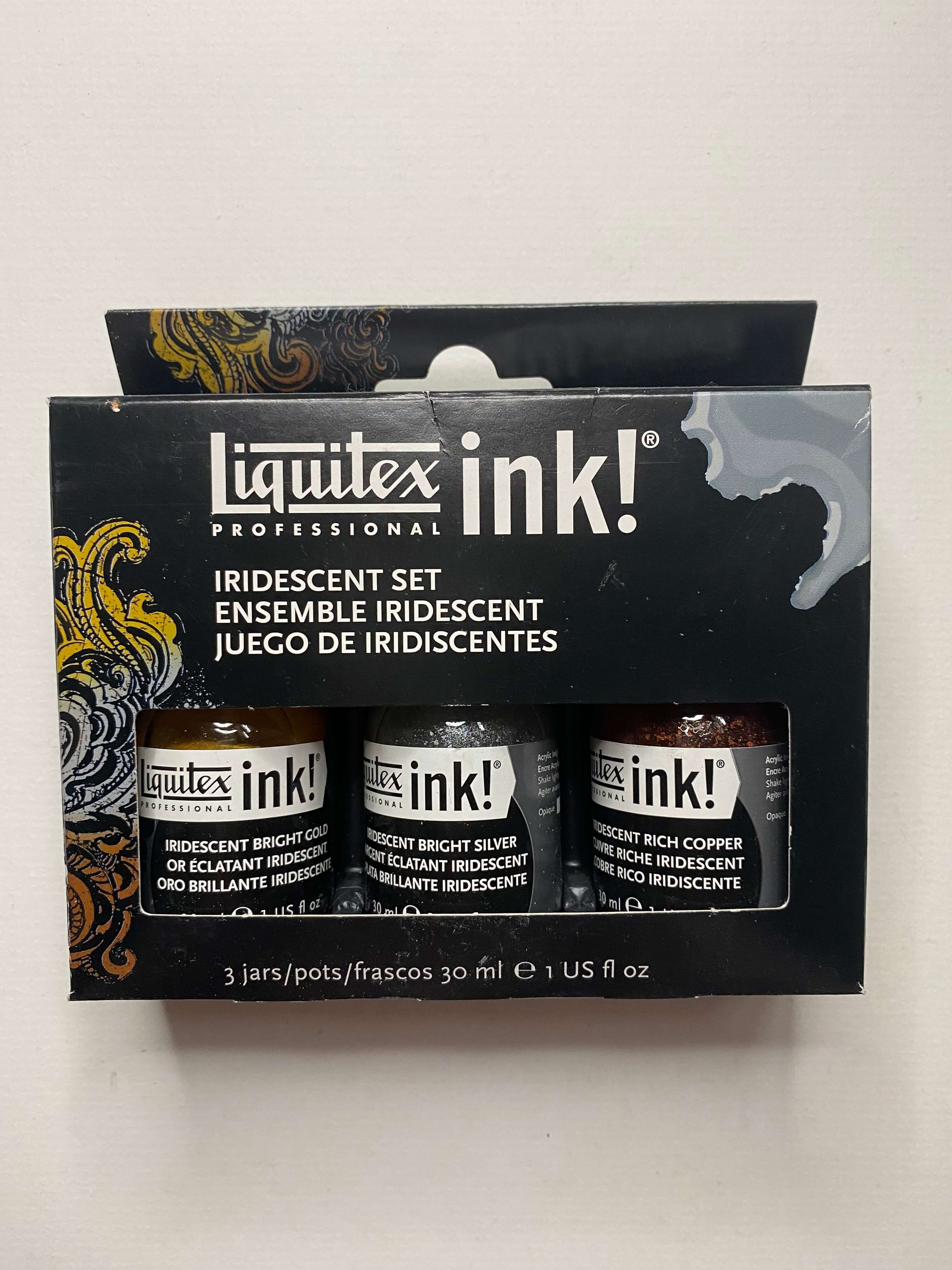 Liquitex ink 3 transparent colors