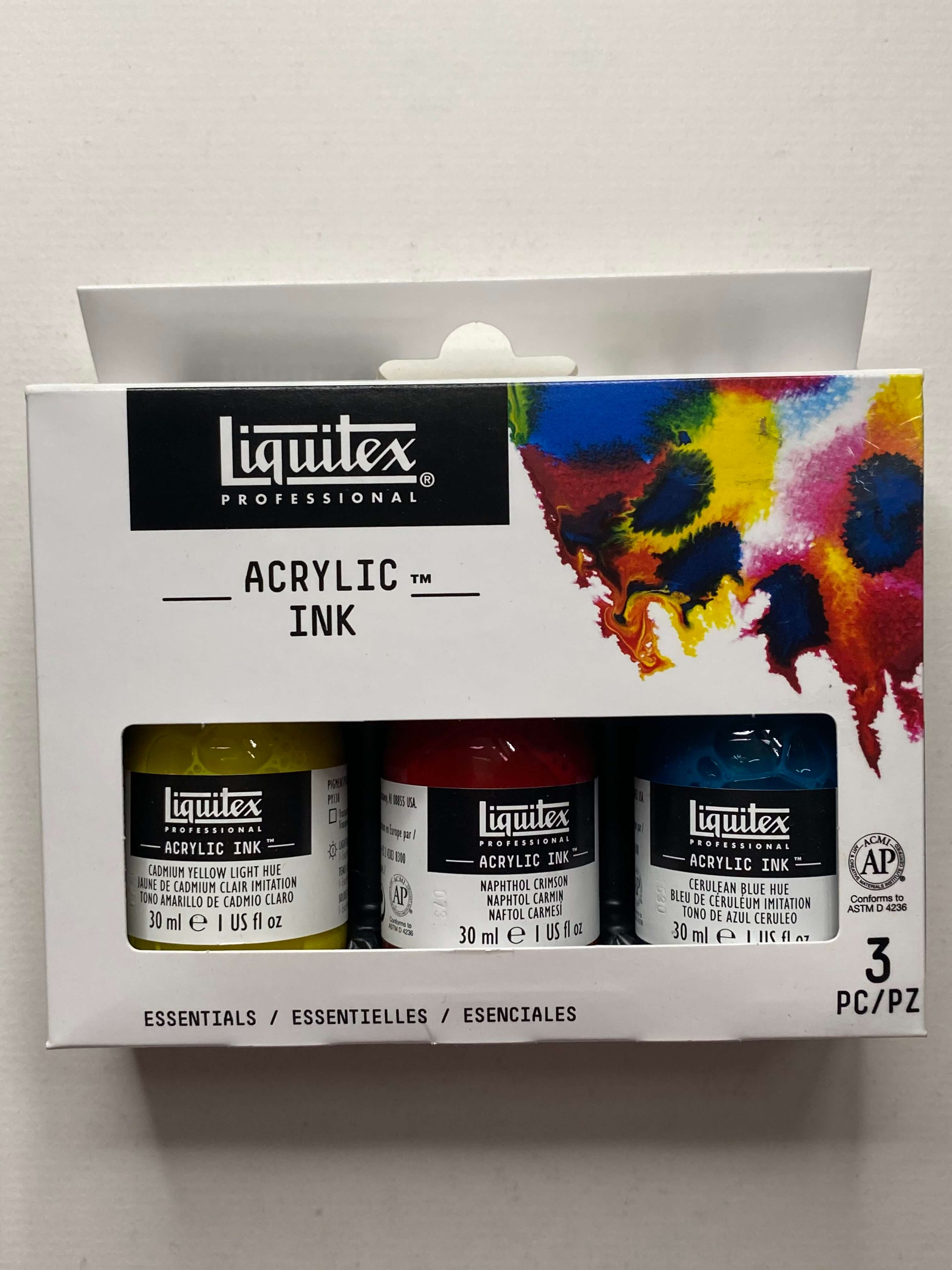 Liquitex ink 3 color set