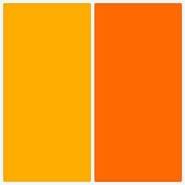 Indian Yellow hue & Cadmium Orange hue