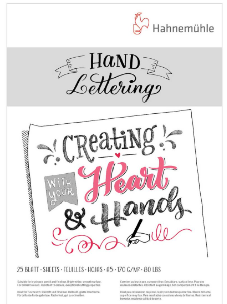 Hand Lettering 25 Sheets A5 170g 