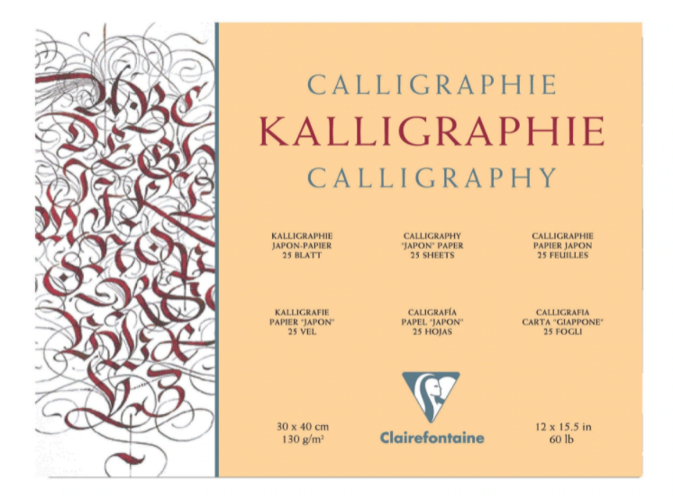 Clairfontaine calligraphy pad 30x40cm 