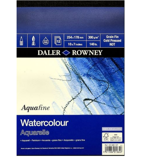 Aquafine DR Watercolour Paper 7x10" CP 