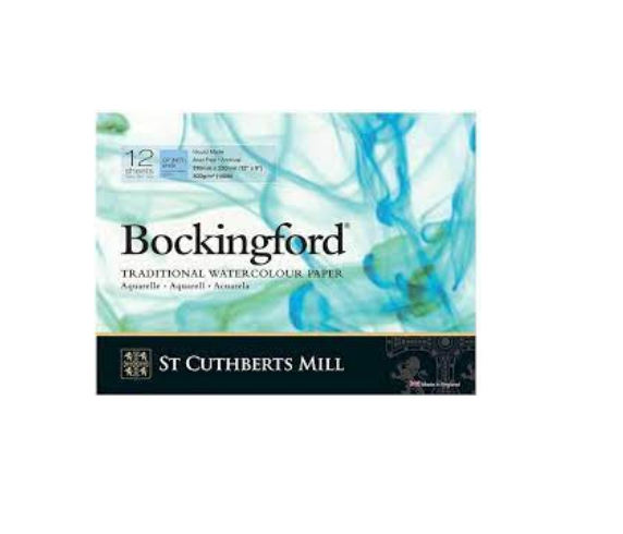 Bockingford 12x9 Glued Pad 12 Sheets 
