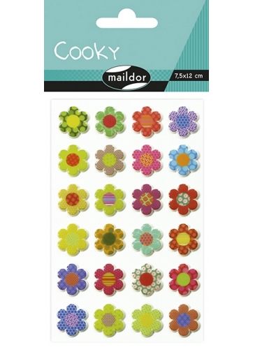Cooky Flower Stickers