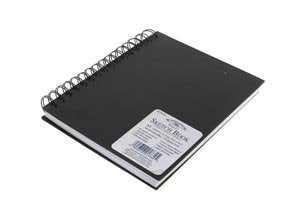 W&N Black Wiro Hardback Sketchbook