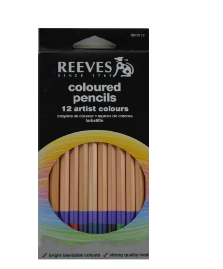 Reeves 12 Artist Colour Pencils