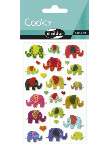 Cooky Elephant Stickers