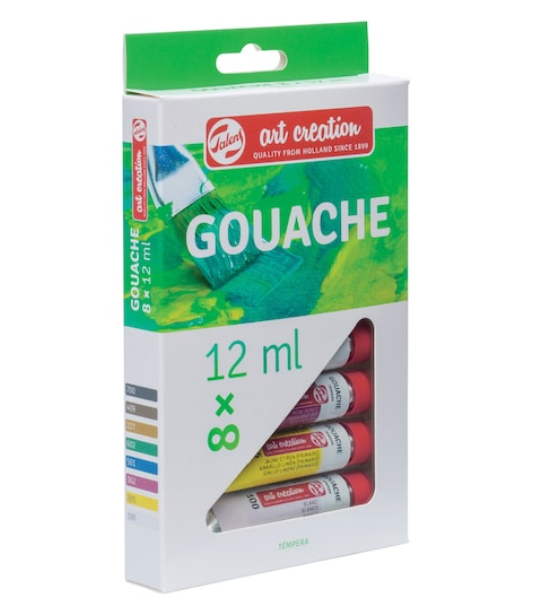 Gouache Set 12mlx8 
