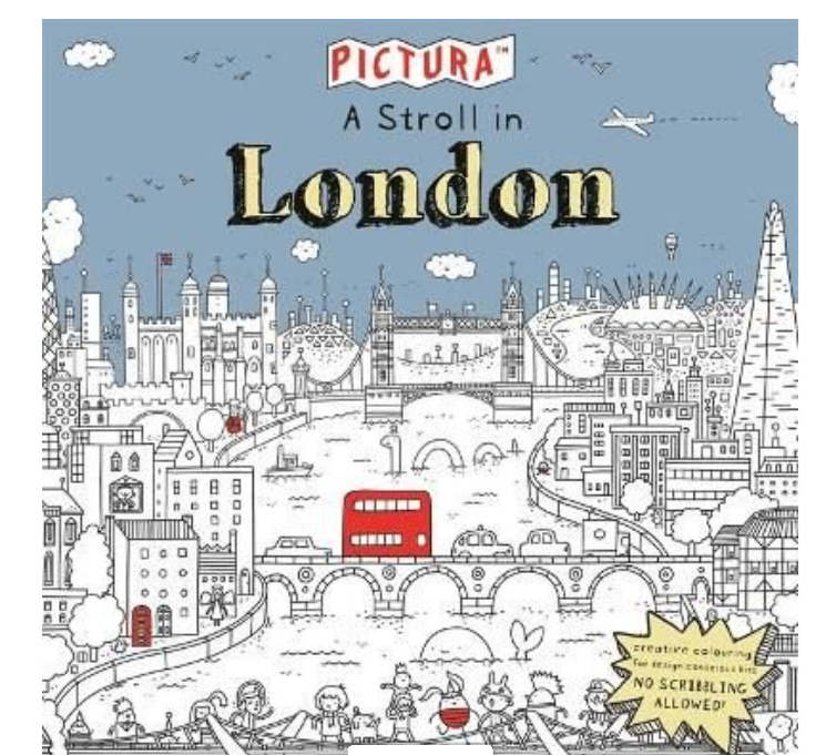 Pictura "A Stroll in London" Colouring Book 
