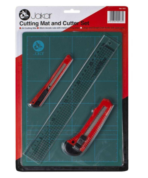 Cutting Mat and Cutter Set A4 