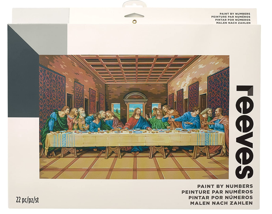 Reeves paint by numbers last supper 