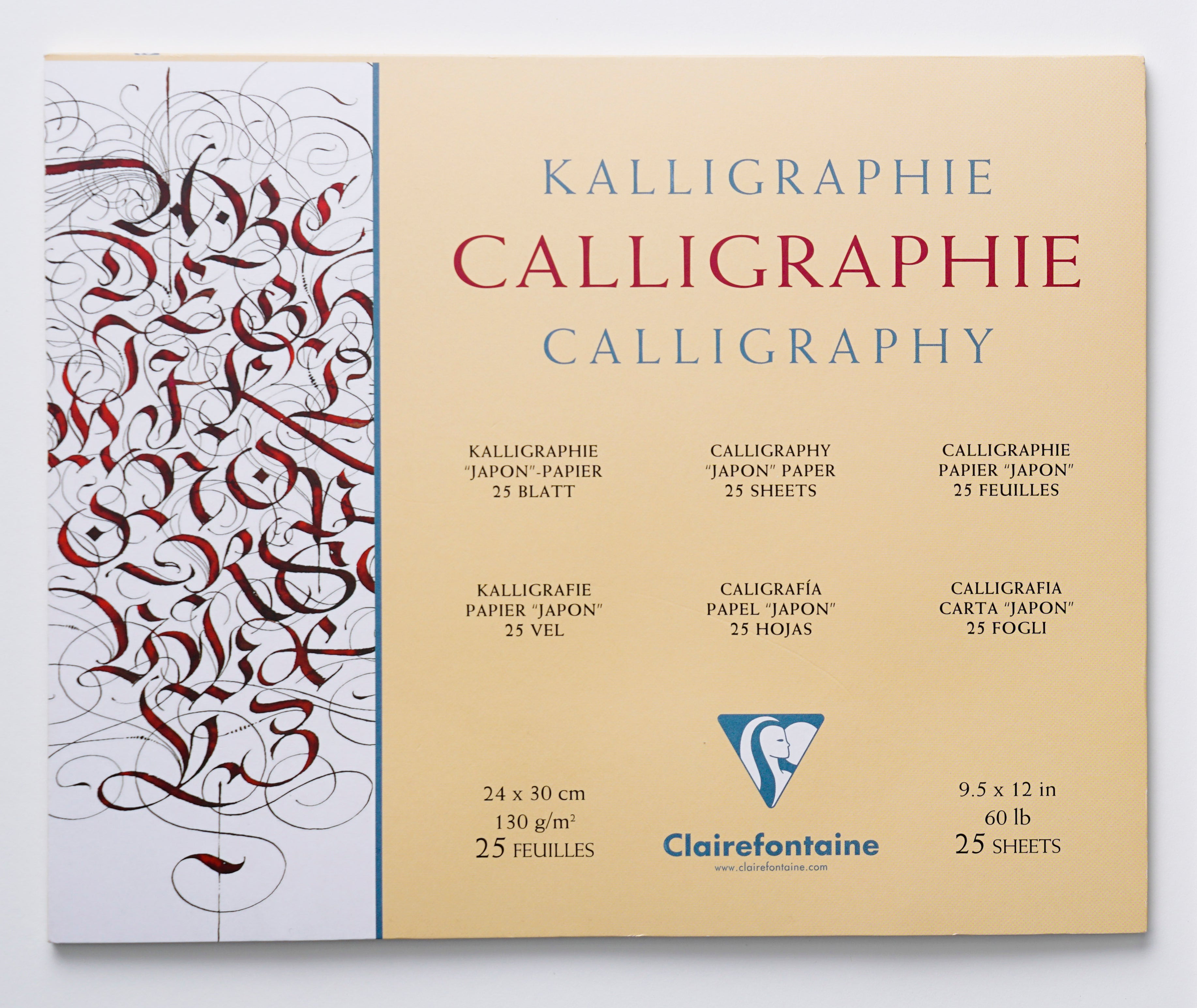 Clairfontaine calligraphy pad 24x30cm