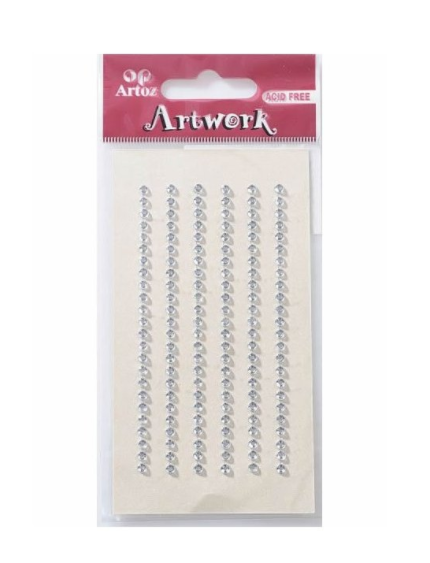 Artoz 3mm Clear Crystal Stickers – ARTSCAPE