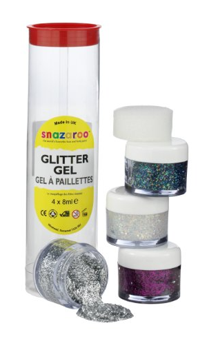 Snazaroo glitter gel pack 5