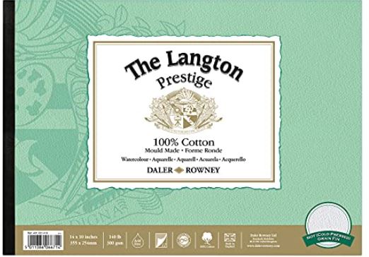 The Langton Prestige Watercolour Pad 14x10