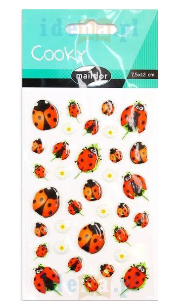 Cooky Ladybird Stickers