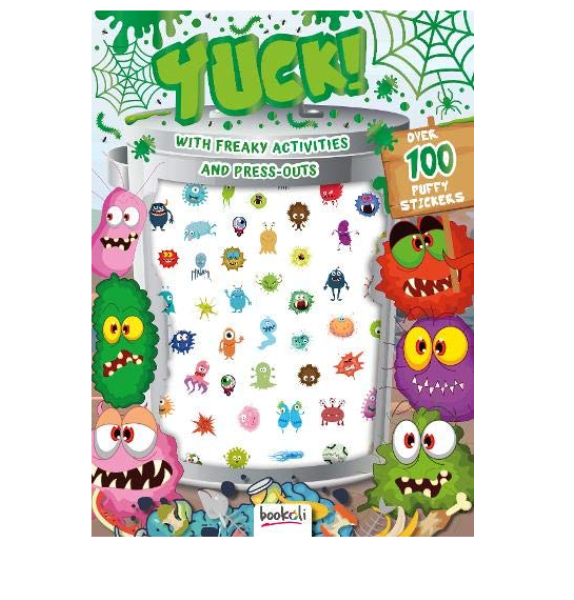 Yuck! 100+ Puffy Stickers Book 