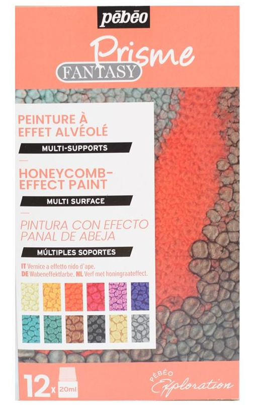 Pebeo Prisme Honeycomb Effect Paint 12