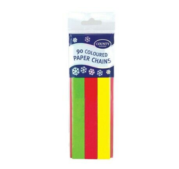 90 Coloured Paper Chains – ARTSCAPE