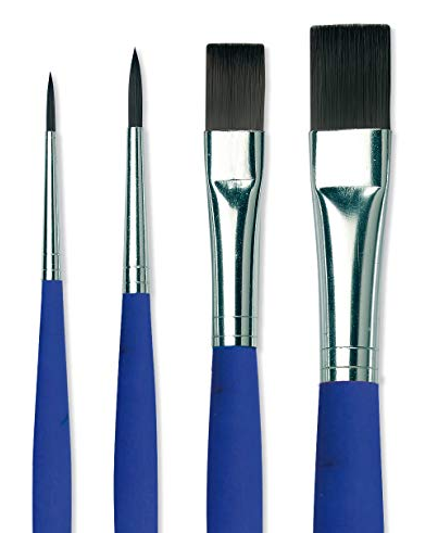 Da Vinci Forte - 4 Oil and Acrylic Brushes 