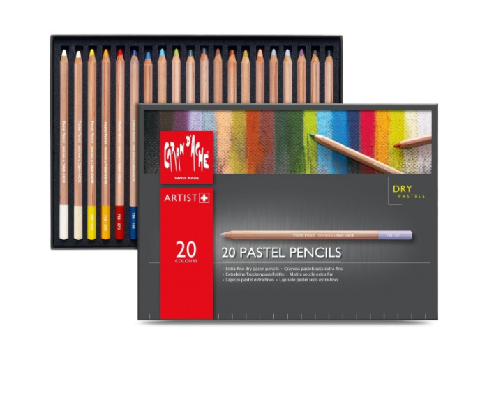 Caran D'ache 20 Dry Extra Fine Pastel Pencils – ARTSCAPE