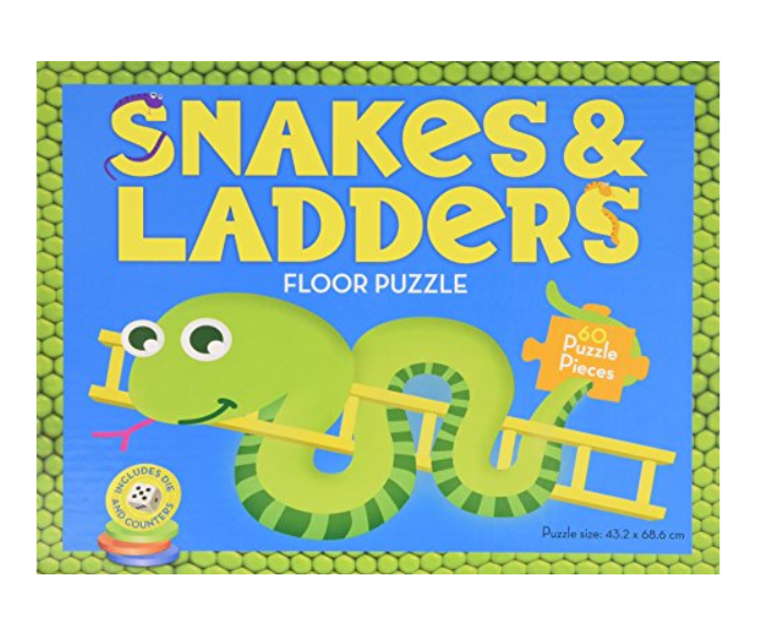 Floor puzzle snakes & ladder