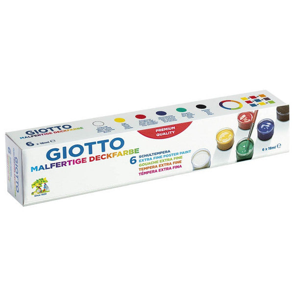 Giotto poster paint 6x18ml 