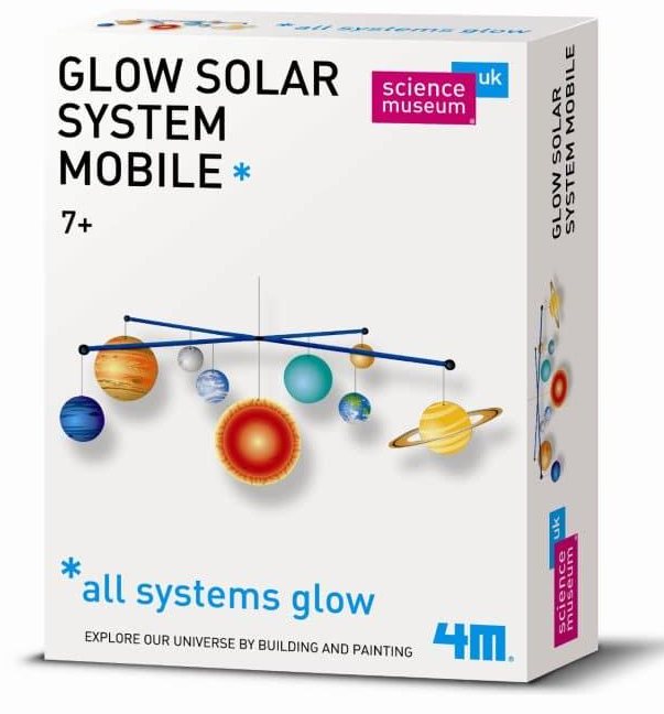Glow solar system mobile 