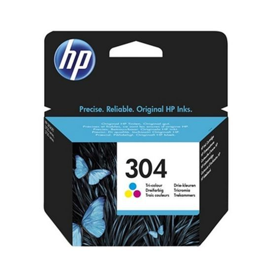 HP 304 Tri-Colour Ink 