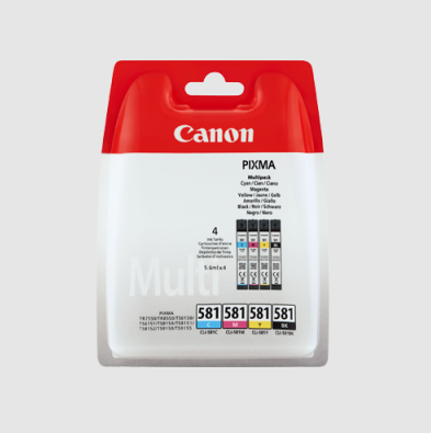 Canon Pixma 581 Multipack Ink Cartridges