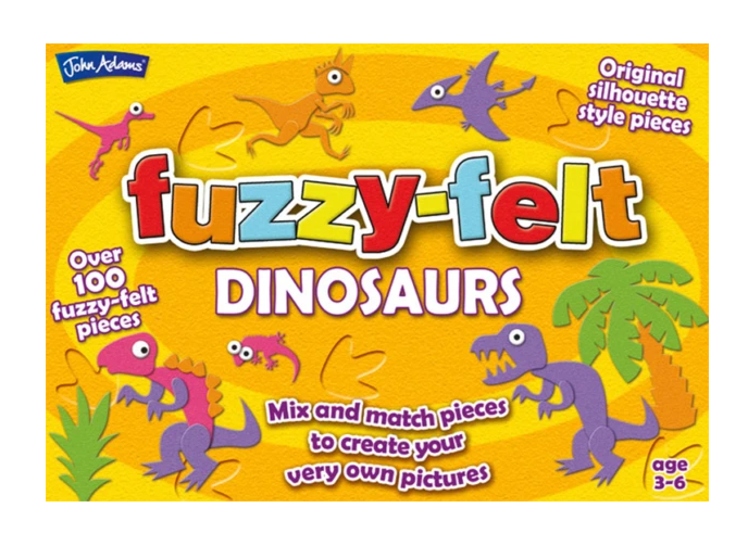 Fuzzy Felt Ages 3-6 Dinosaurs 