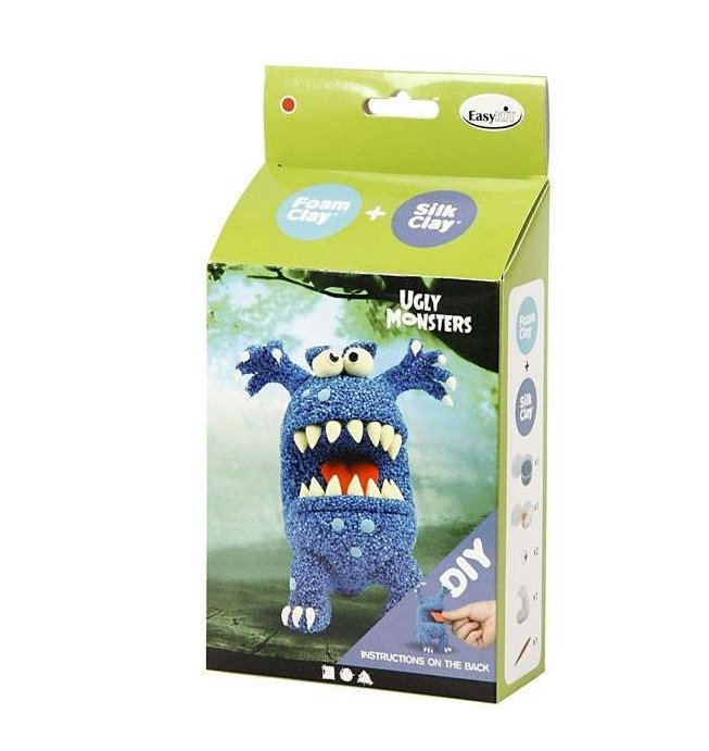 Ugly monsters clay DIY 