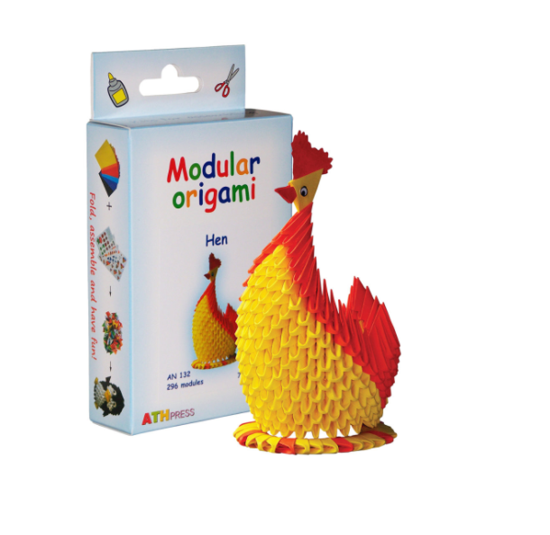 Modular Origami Hen 